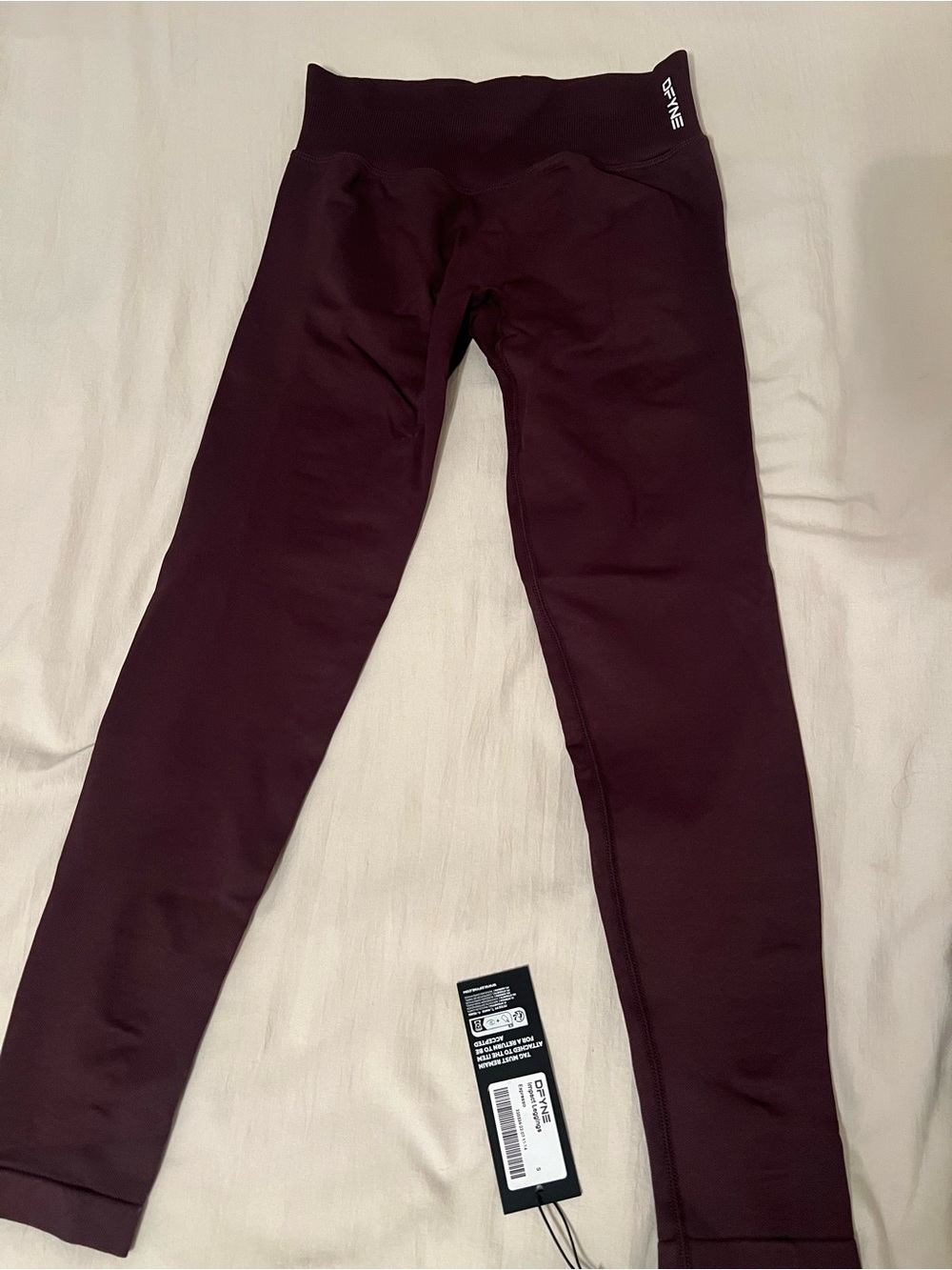 DFYNE Brown Seamless Active Set - Top & Leggings - Picture 5 of 5